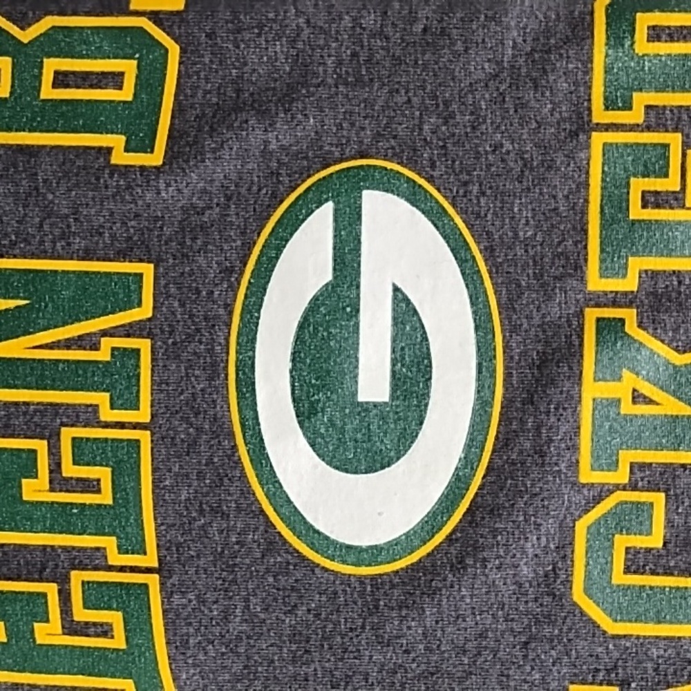 Men's Green Bay Packers Gray T-shirt size XL New Condition